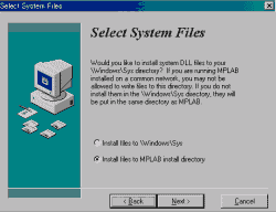 Select System Files